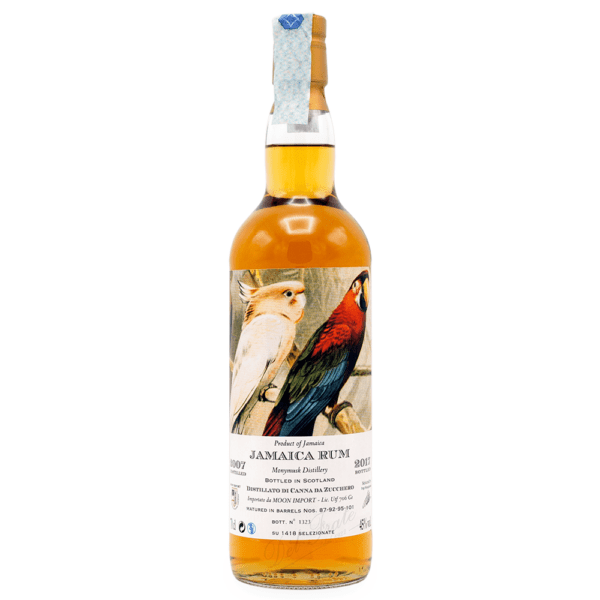 Rum Jamaica Pappagalli 2012 Moon import selection 9 Years 45° 70CL